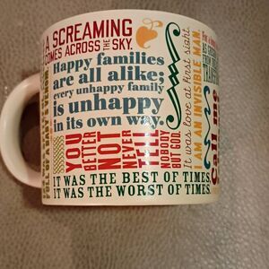 First Lines Of Literature Coffee Mug